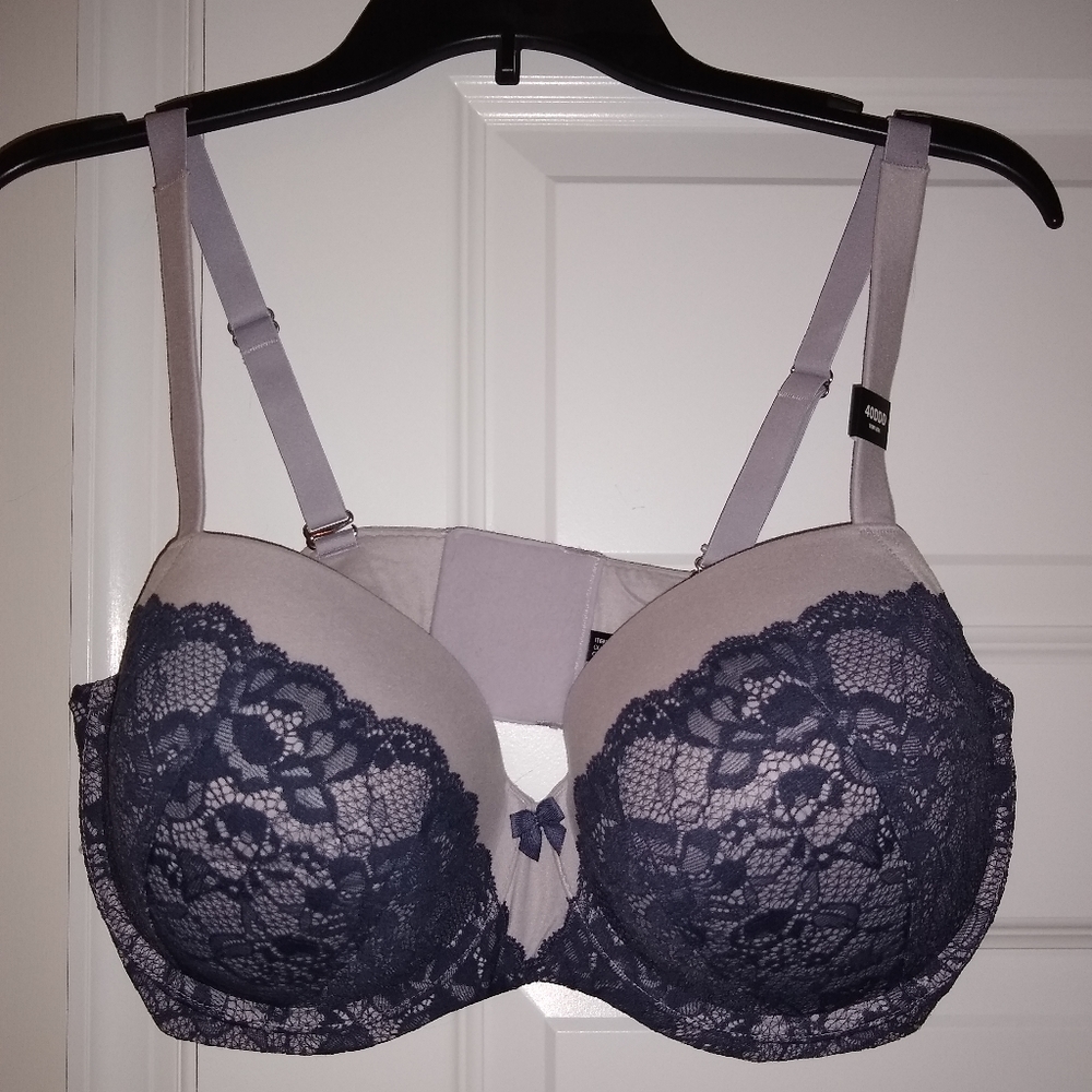Sexy Purple Lace Demi Bra NWT